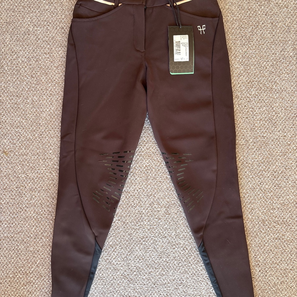 Brand new horse pilot breeches chocolate brown xs/24